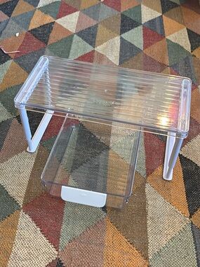 OXO Adjustable Fridge Organizer & Bin Clear
